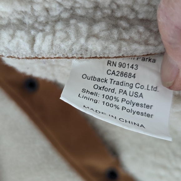 Outback Trading Co. Aspen Parka Coat women's size L - Picture 9 of 10